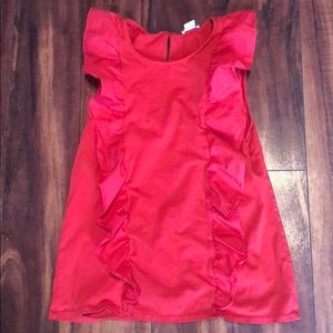 J. Crew cotton shirt with ruffles